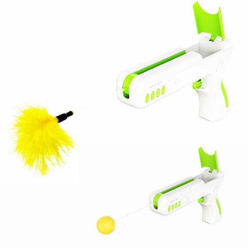 Cat Toy Gun with Cat Feather